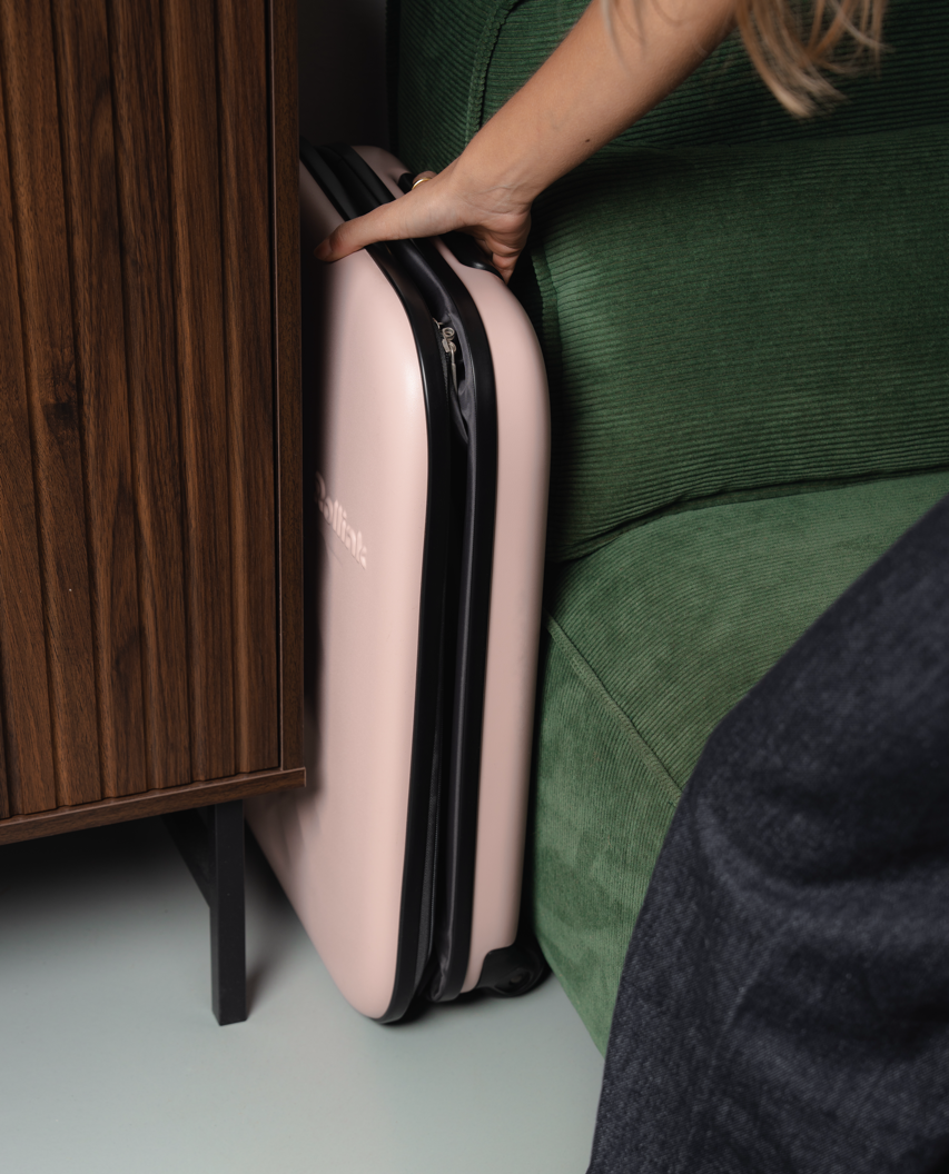 Rollink Flex Vega Air Folded carry on suitcase being stored