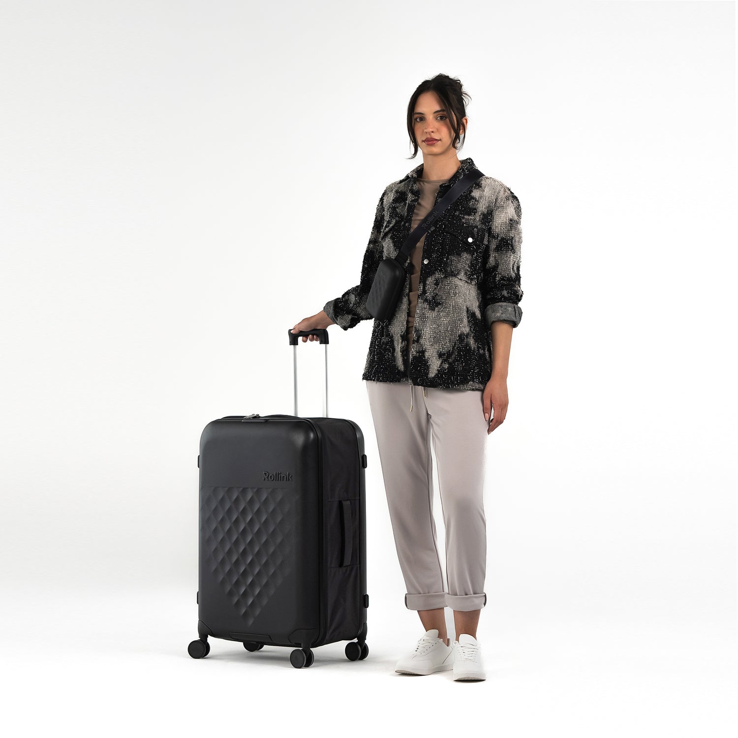 Black Large Checked (29")